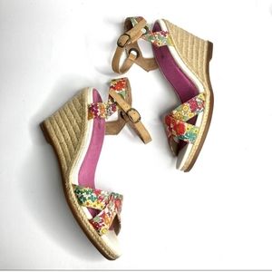 Sperry Saylor Espadrille Floral Wedge Sandals